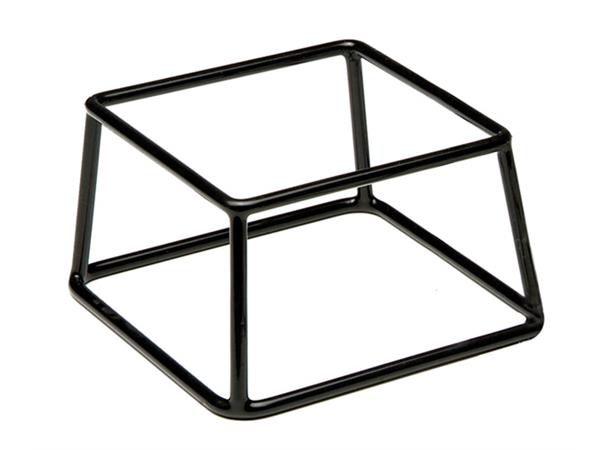 Buffetstand 180x180x100mm, sort Metall med anti-skli belegg